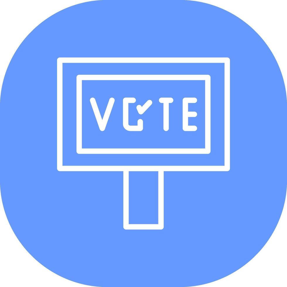 votar design de ícone criativo vetor