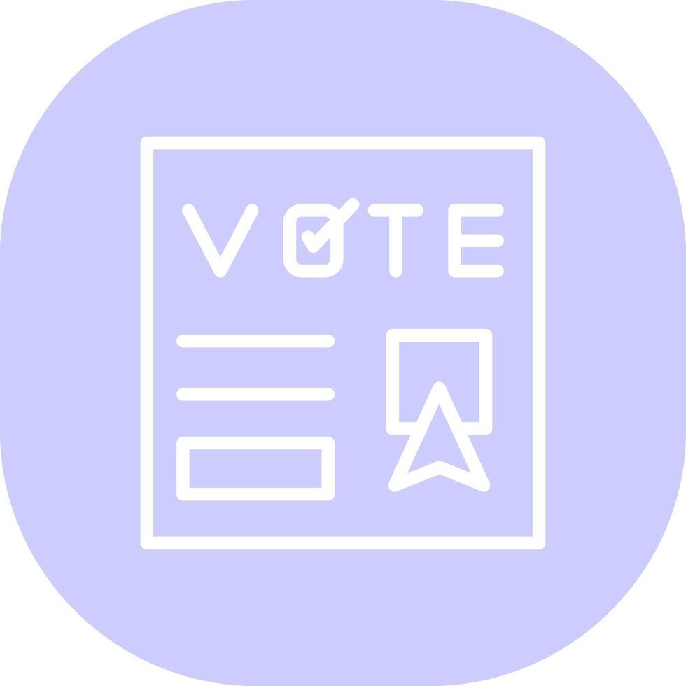 votar design de ícone criativo vetor