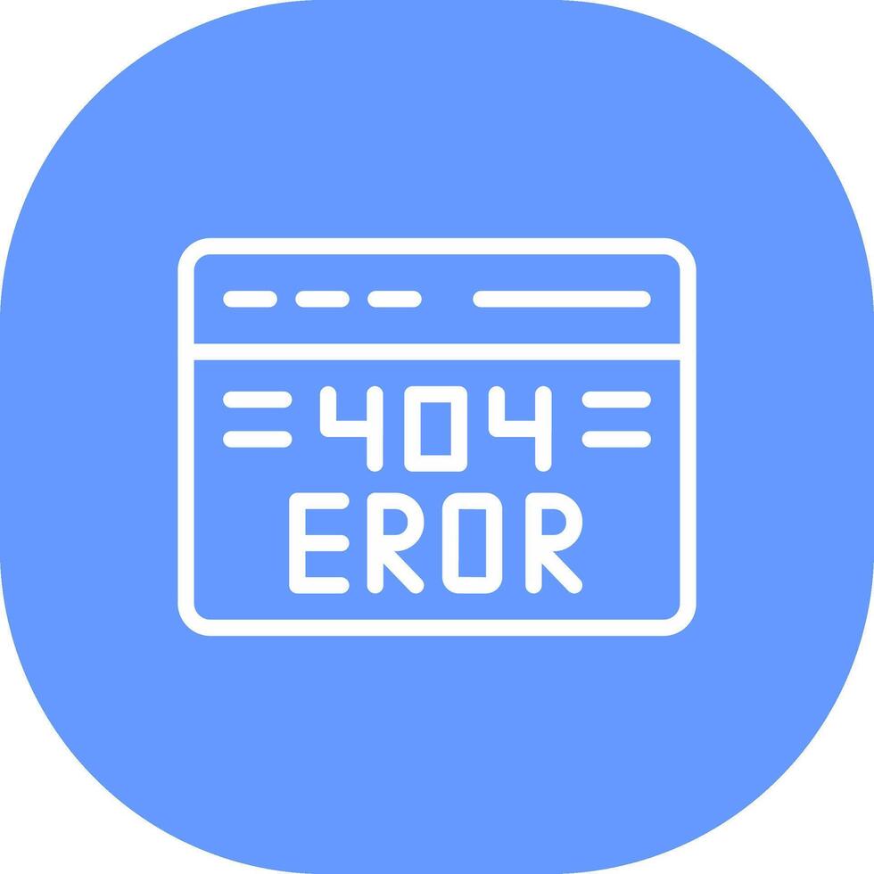 design de ícone criativo de erro 404 vetor