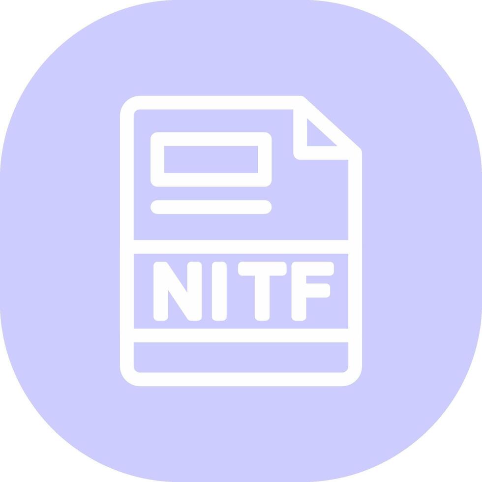 nitf criativo ícone Projeto vetor