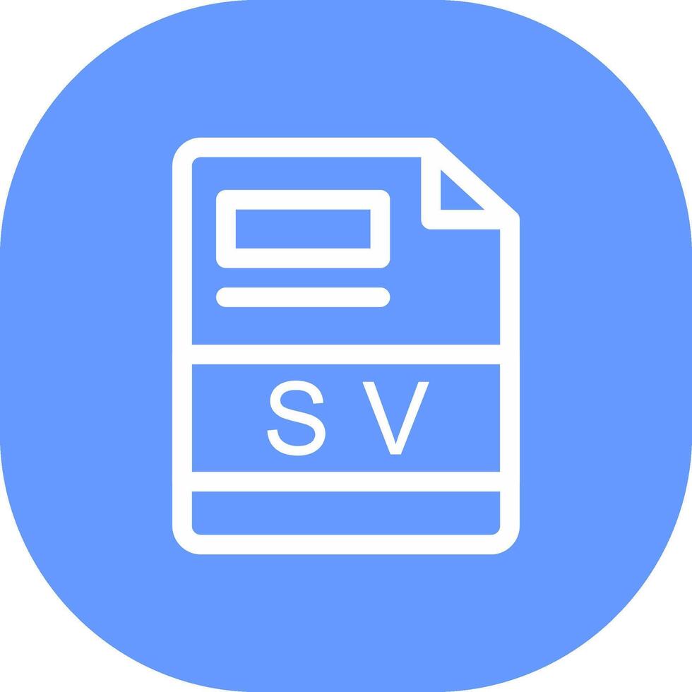 sv criativo ícone Projeto vetor