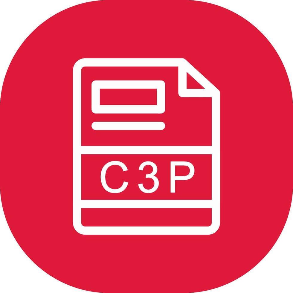 c3p criativo ícone Projeto vetor