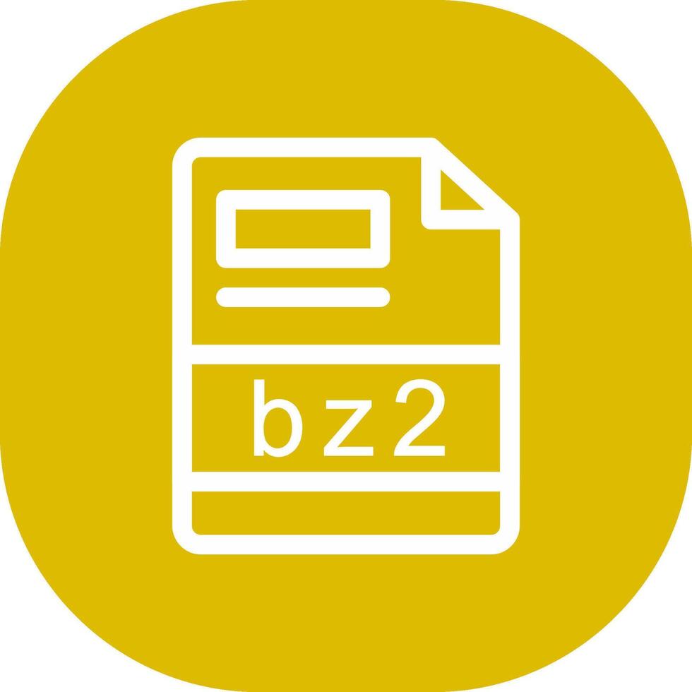 bz2 criativo ícone Projeto vetor