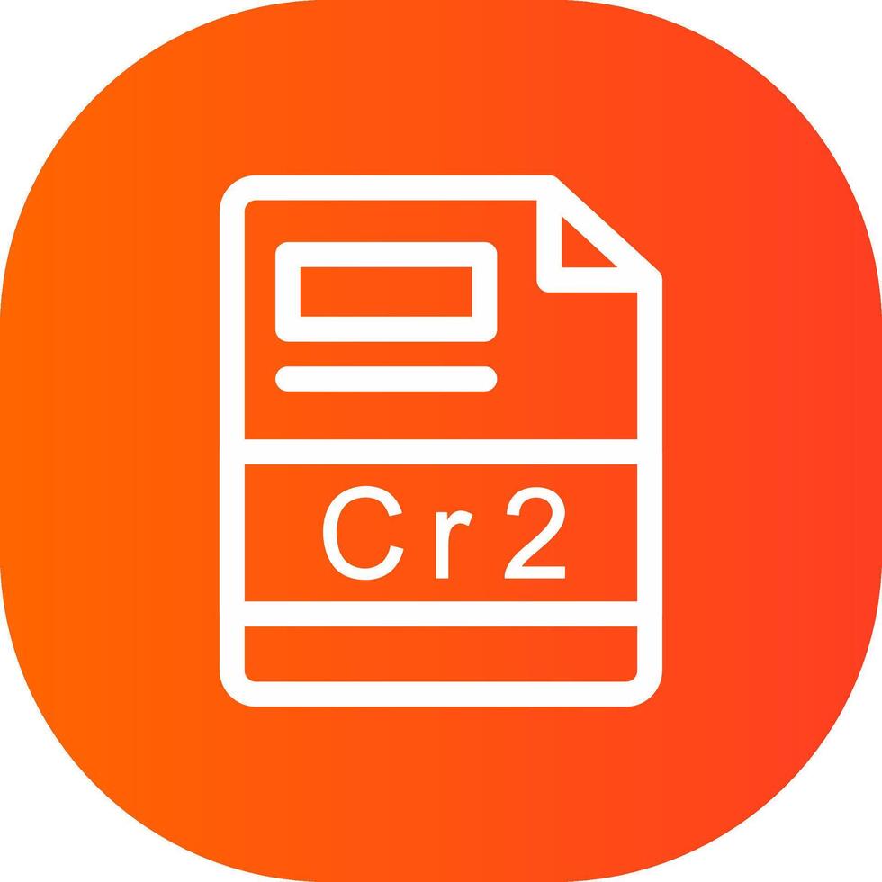 cr2 criativo ícone Projeto vetor