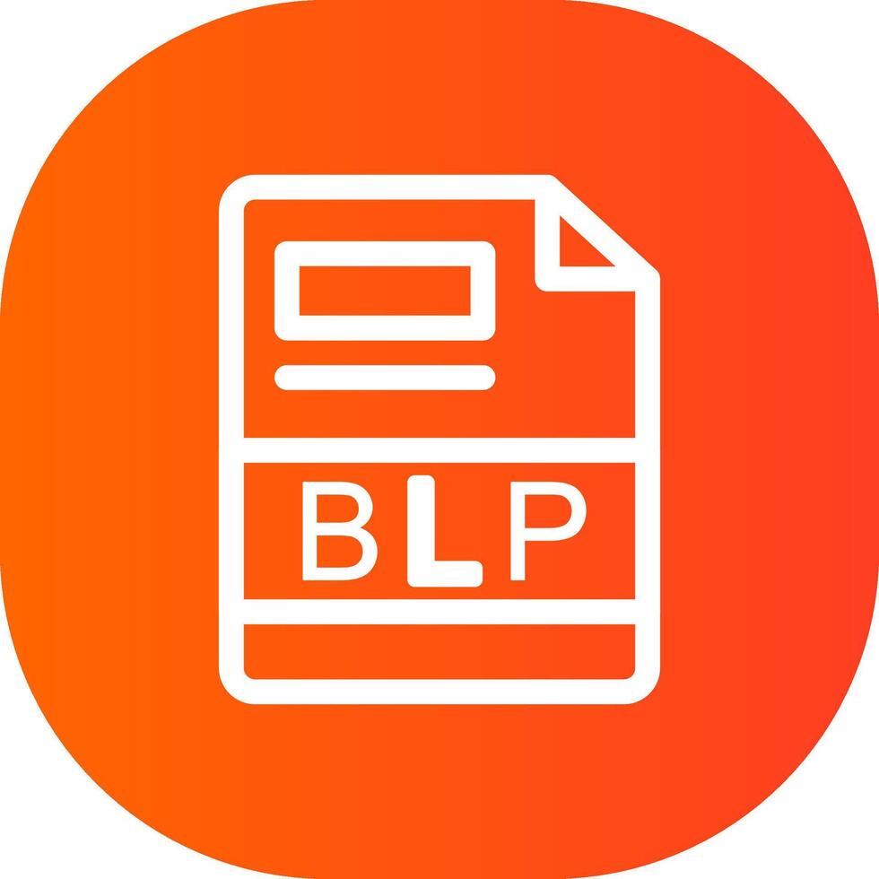 blp criativo ícone Projeto vetor