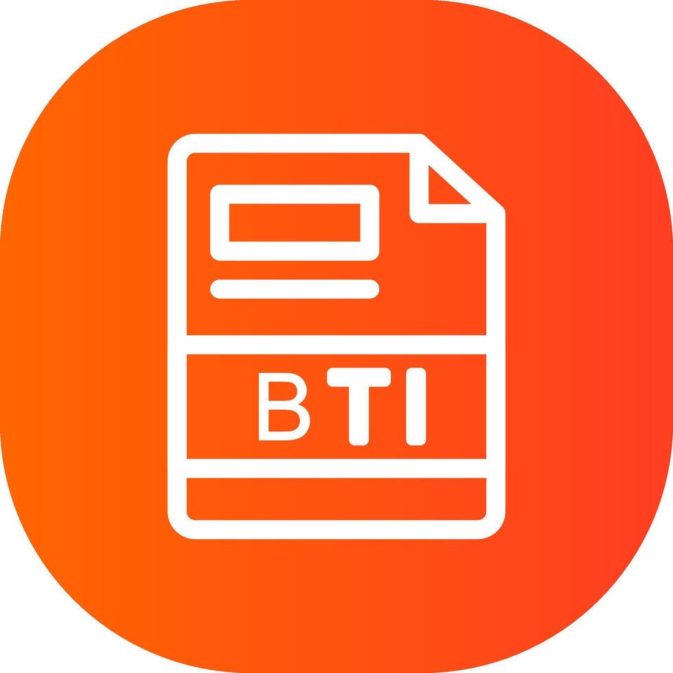 bti criativo ícone Projeto vetor