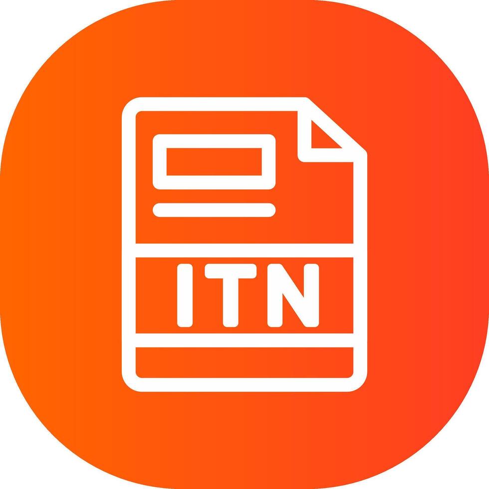 itn criativo ícone Projeto vetor