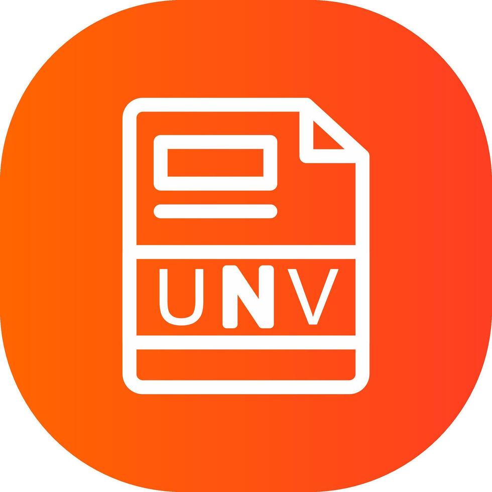 unv criativo ícone Projeto vetor