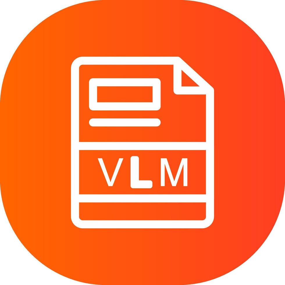 vlm criativo ícone Projeto vetor