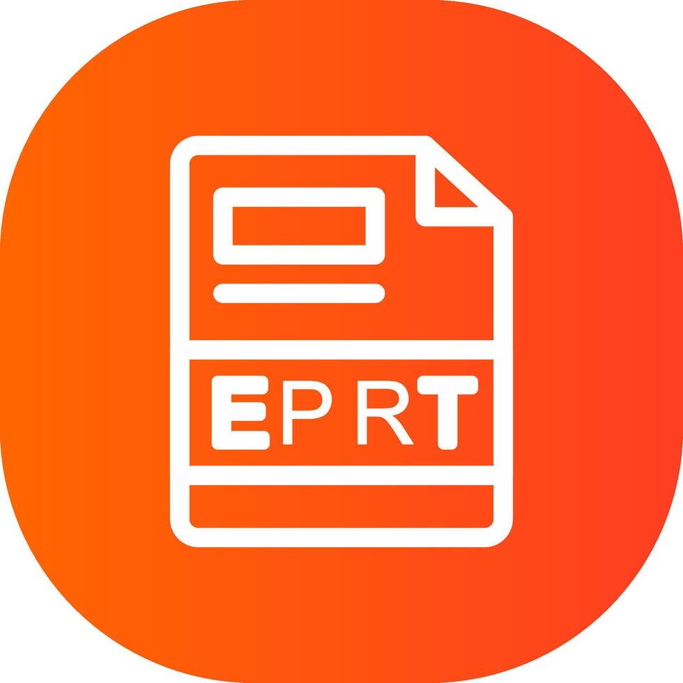 eprt criativo ícone Projeto vetor