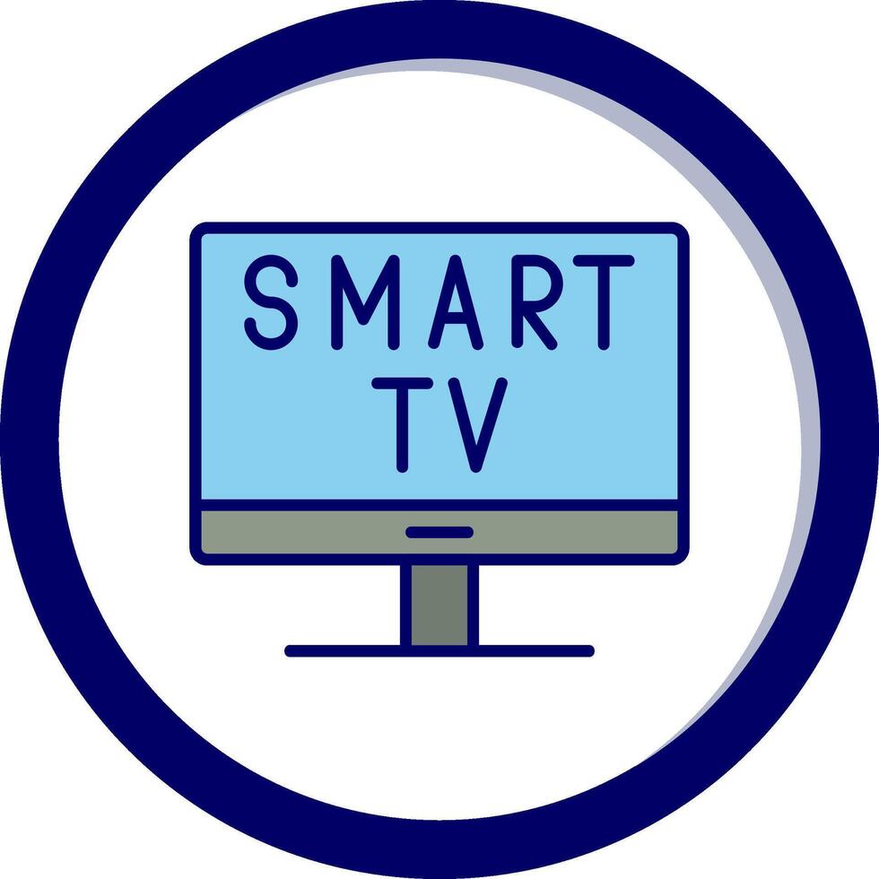 ícone de vetor de smart tv