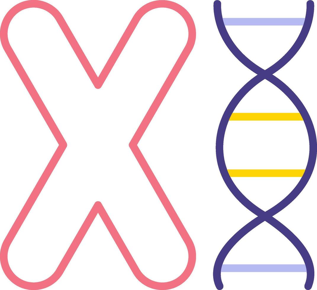 cromossoma vetor ícone