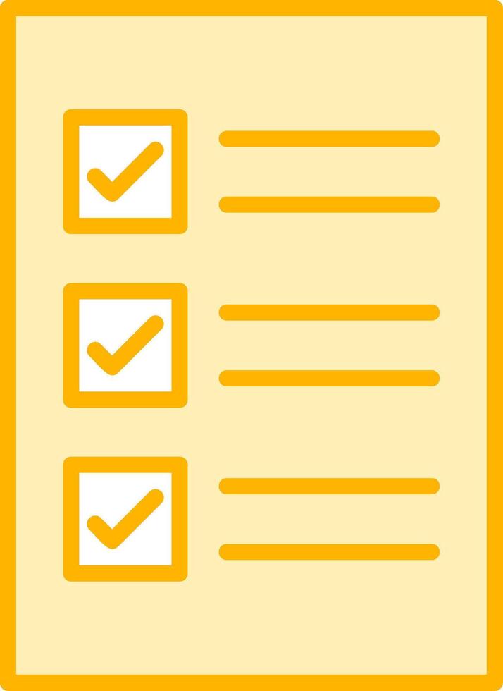 ícone de vetor de lista de verificação