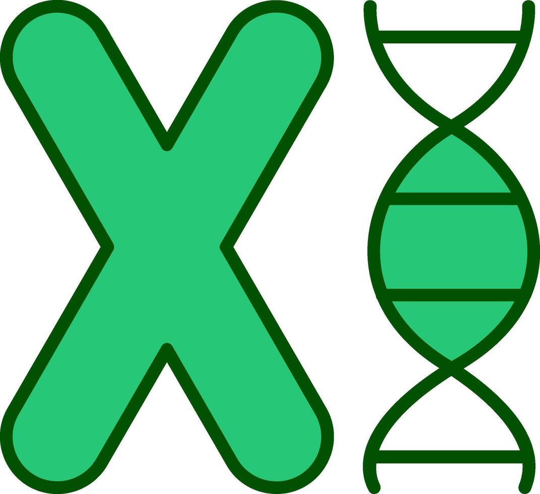 cromossoma vetor ícone