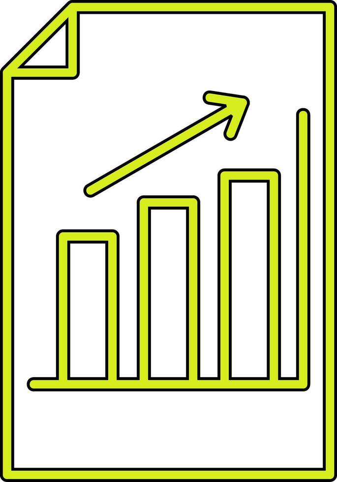 ícone de vetor de gráfico de barras