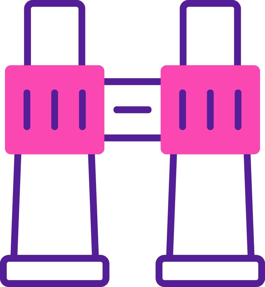 ícone de vetor de binóculos