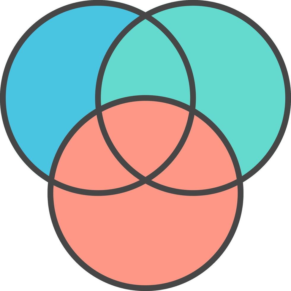 diagrama linha preenchidas luz ícone vetor