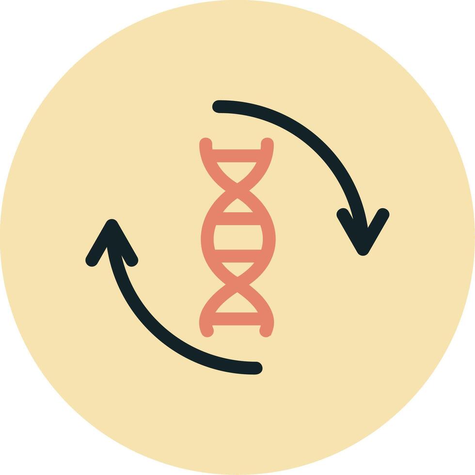 ícone de vetor de DNA