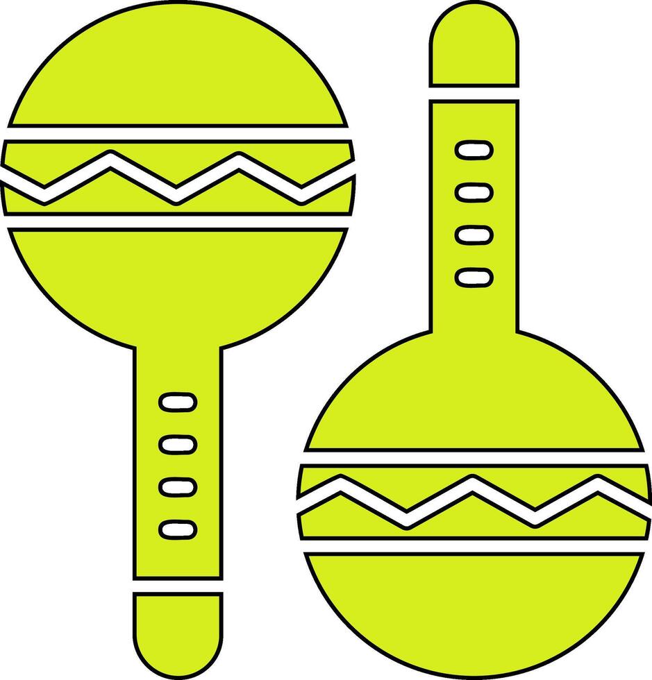 ícone de vetor de maracas
