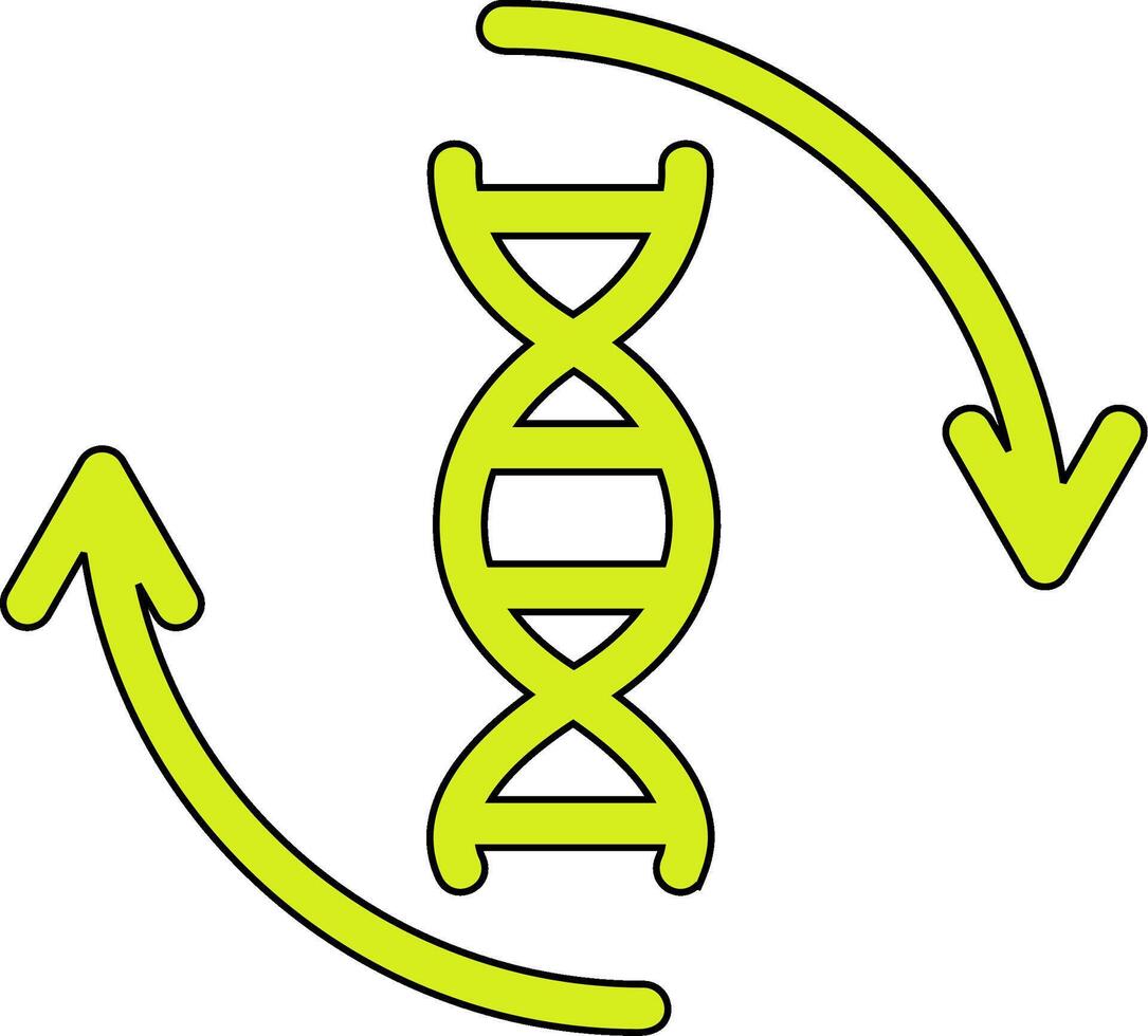 ícone de vetor de DNA