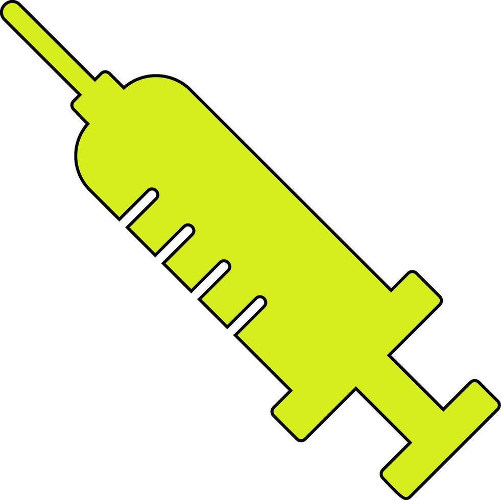 ícone de vetor de seringa