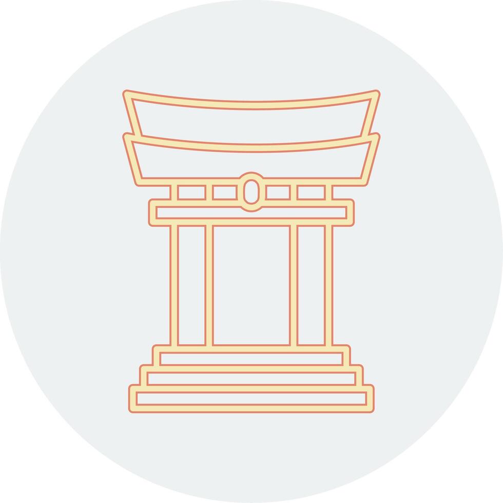 torii portão vetor ícone