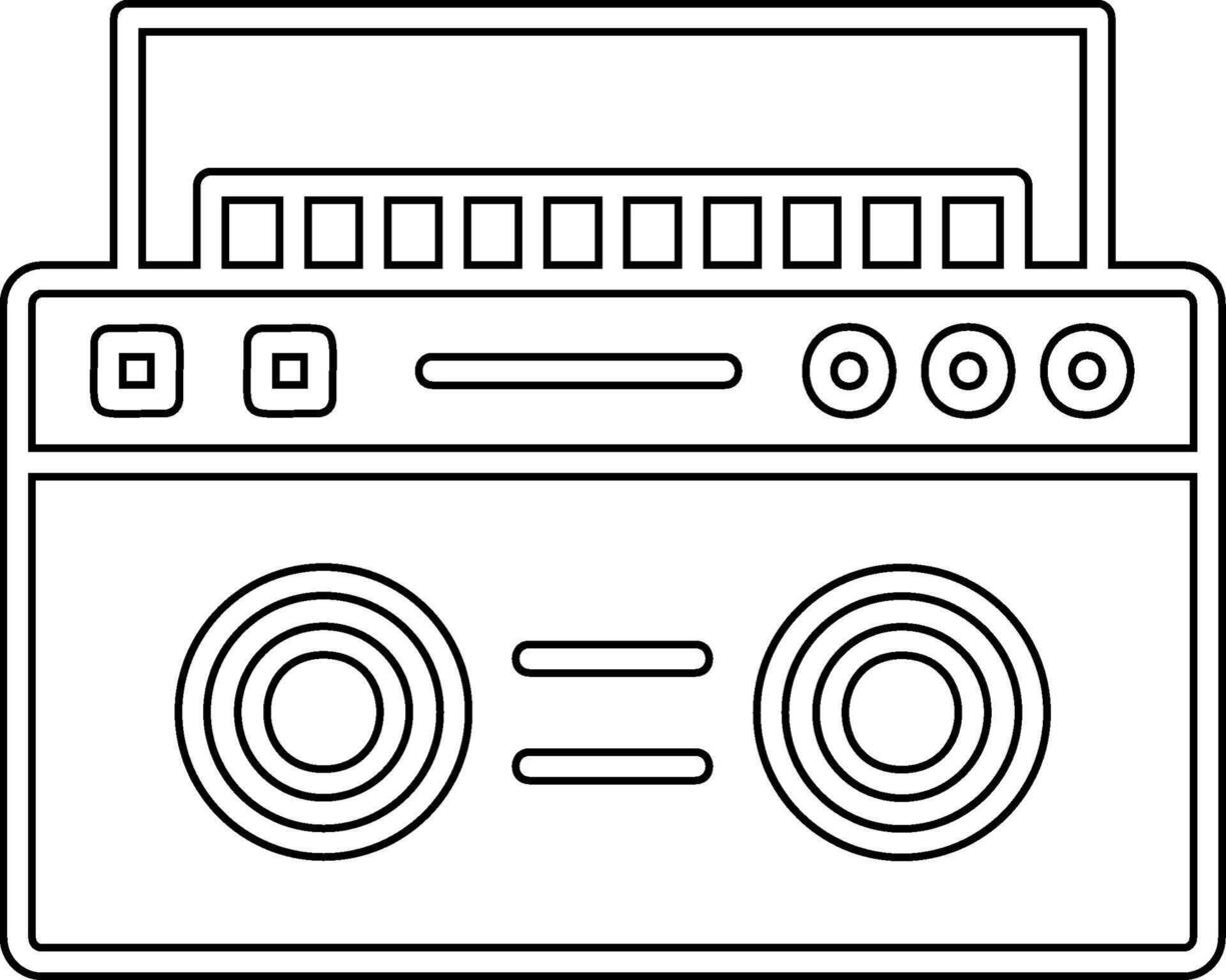 ícone de vetor boombox