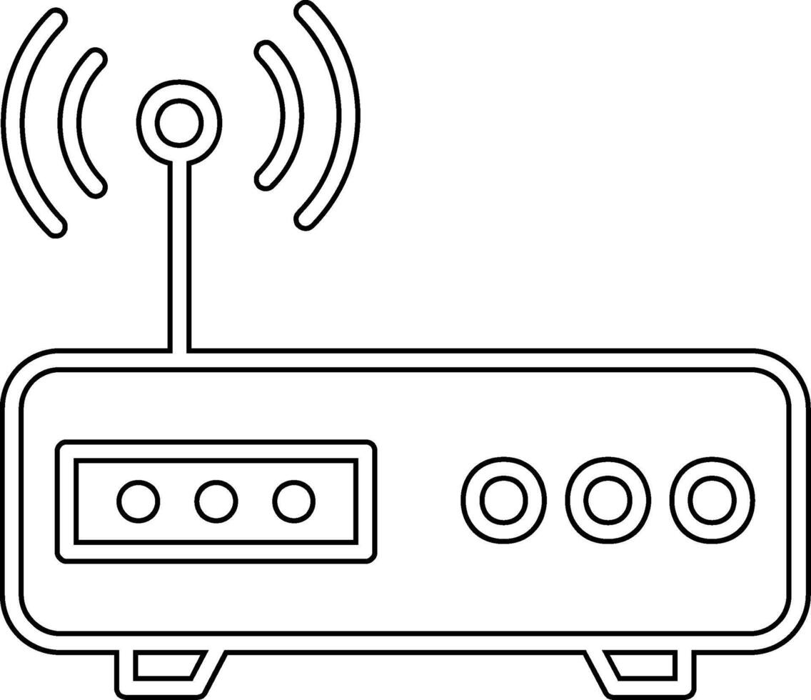 ícone de vetor de modem