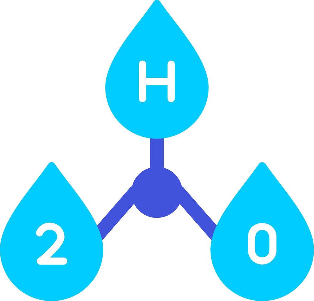 ícone do vetor h2o