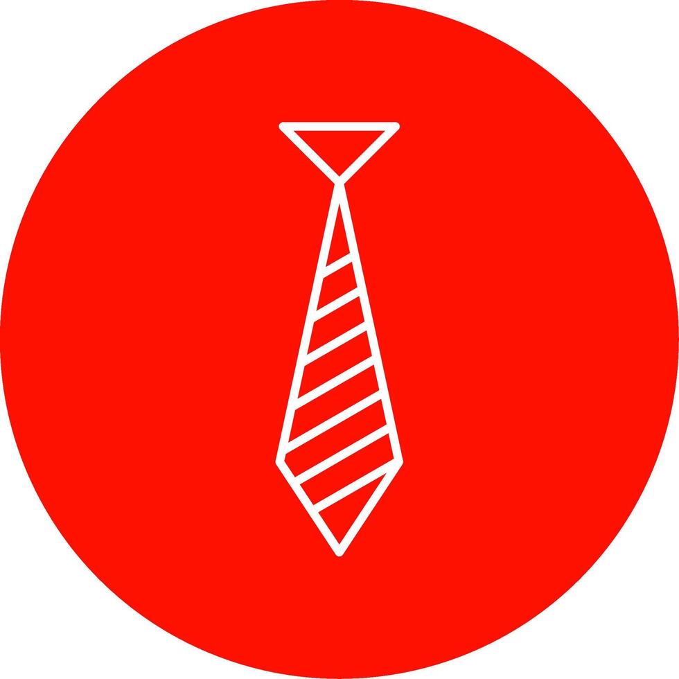 gravata linha círculo cor ícone vetor