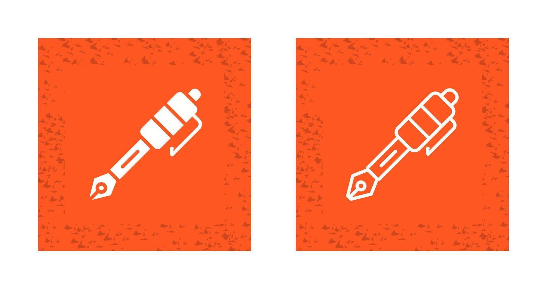 ícone de vetor de caneta-tinteiro