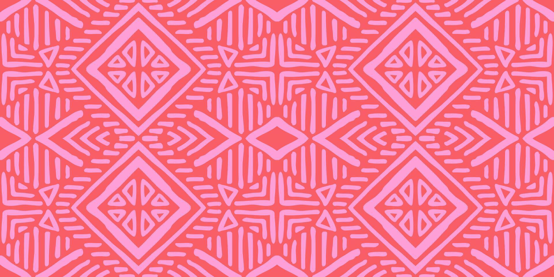 mão desenhado batik padronizar desatado. geométrico divisa abstrato ilustração, papel de parede. tribal étnico vetor textura. asteca estilo. folk bordado. indiano, escandinavo, africano tapete, telha.