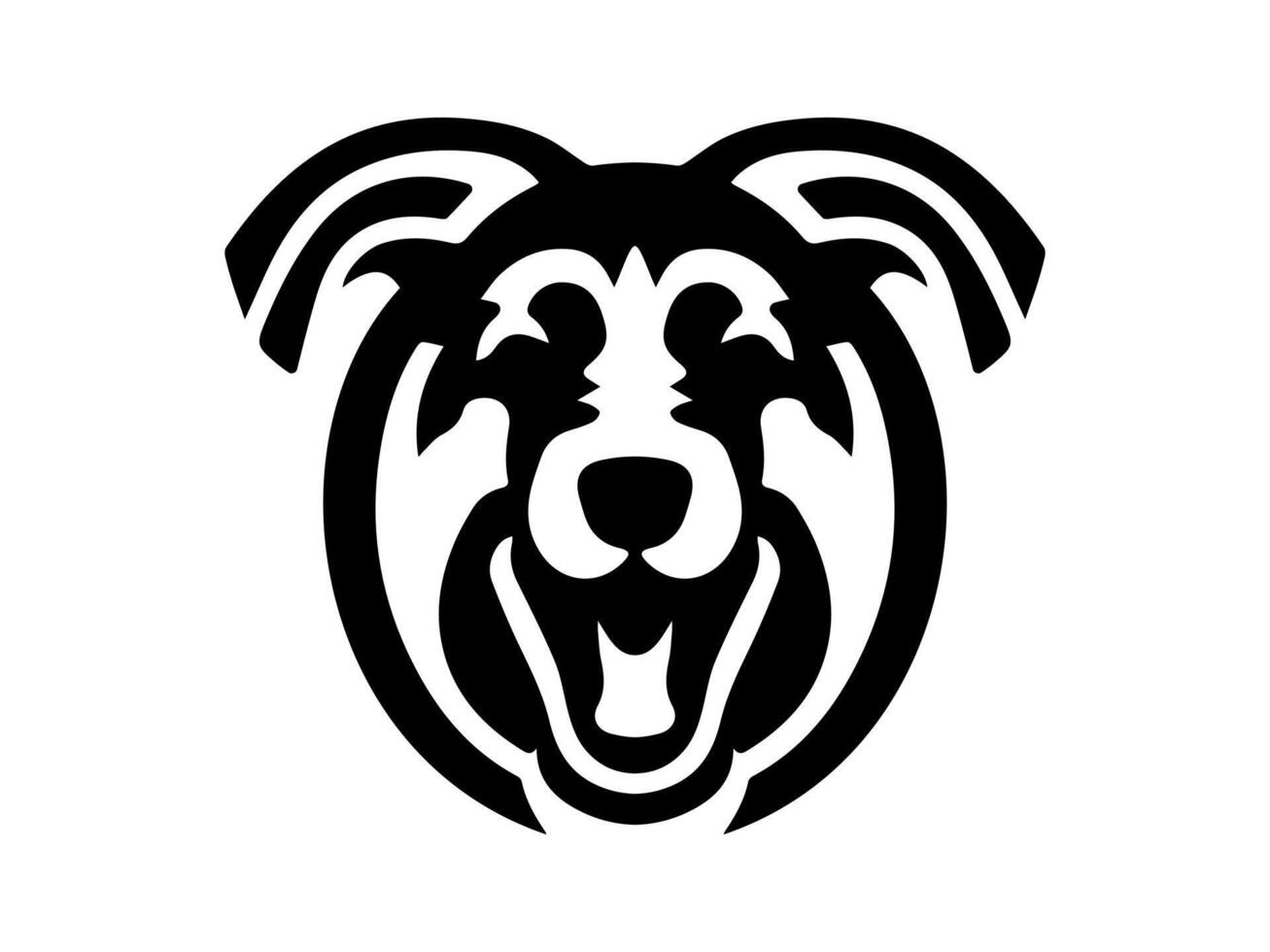 cachorro logotipo Projeto ícone símbolo vetor ilustração