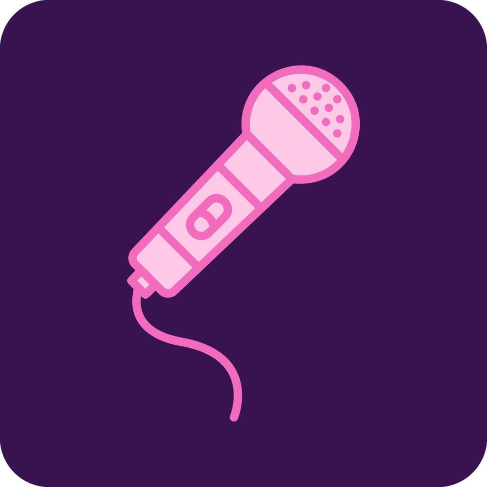 ícone de vetor de microfone