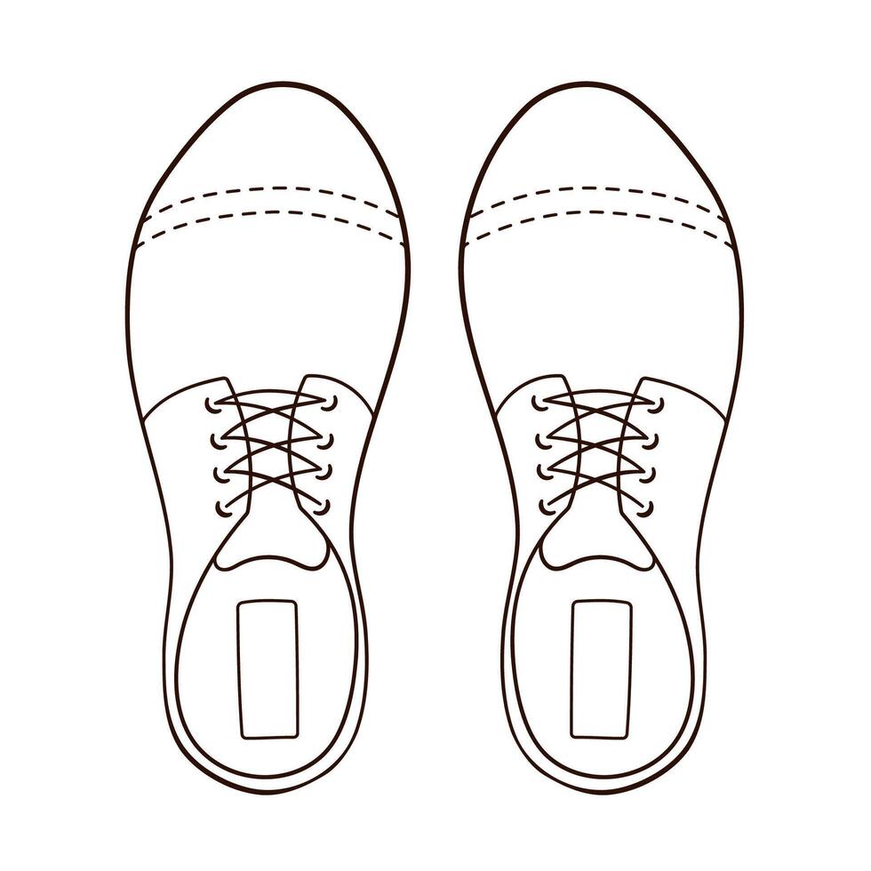 masculino casual sapatos dentro clássico, o negócio estilo. linha arte ícone para sapato loja. vetor ilustração isolado em uma branco fundo.