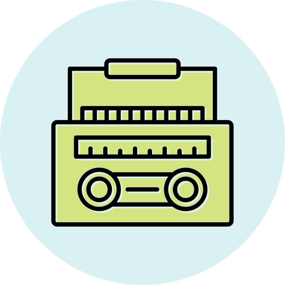 rádio cassete vetor ícone
