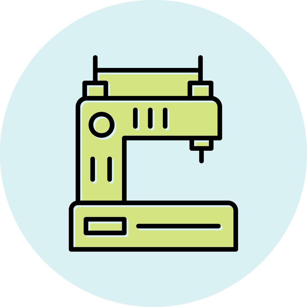 ícone de vetor de máquina de costura