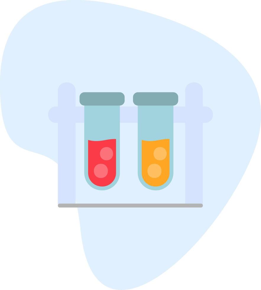 ícone de vetor de tubo de ensaio