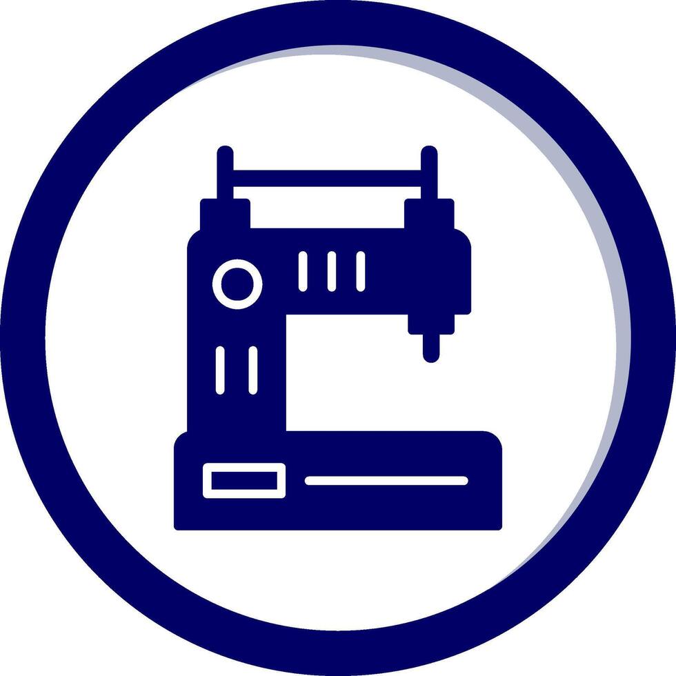 ícone de vetor de máquina de costura