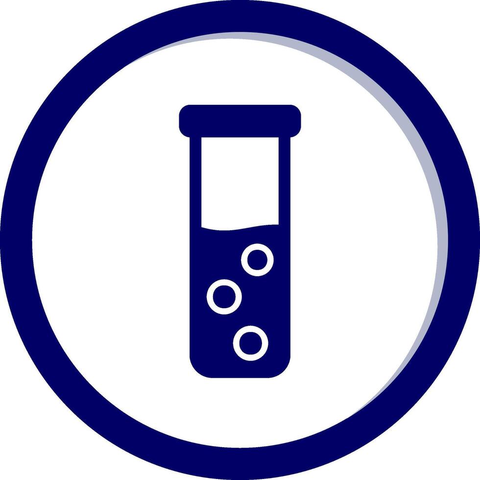 ícone de vetor de tubo de ensaio