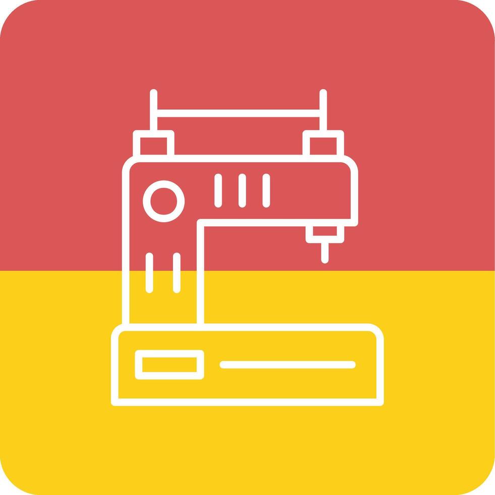 ícone de vetor de máquina de costura