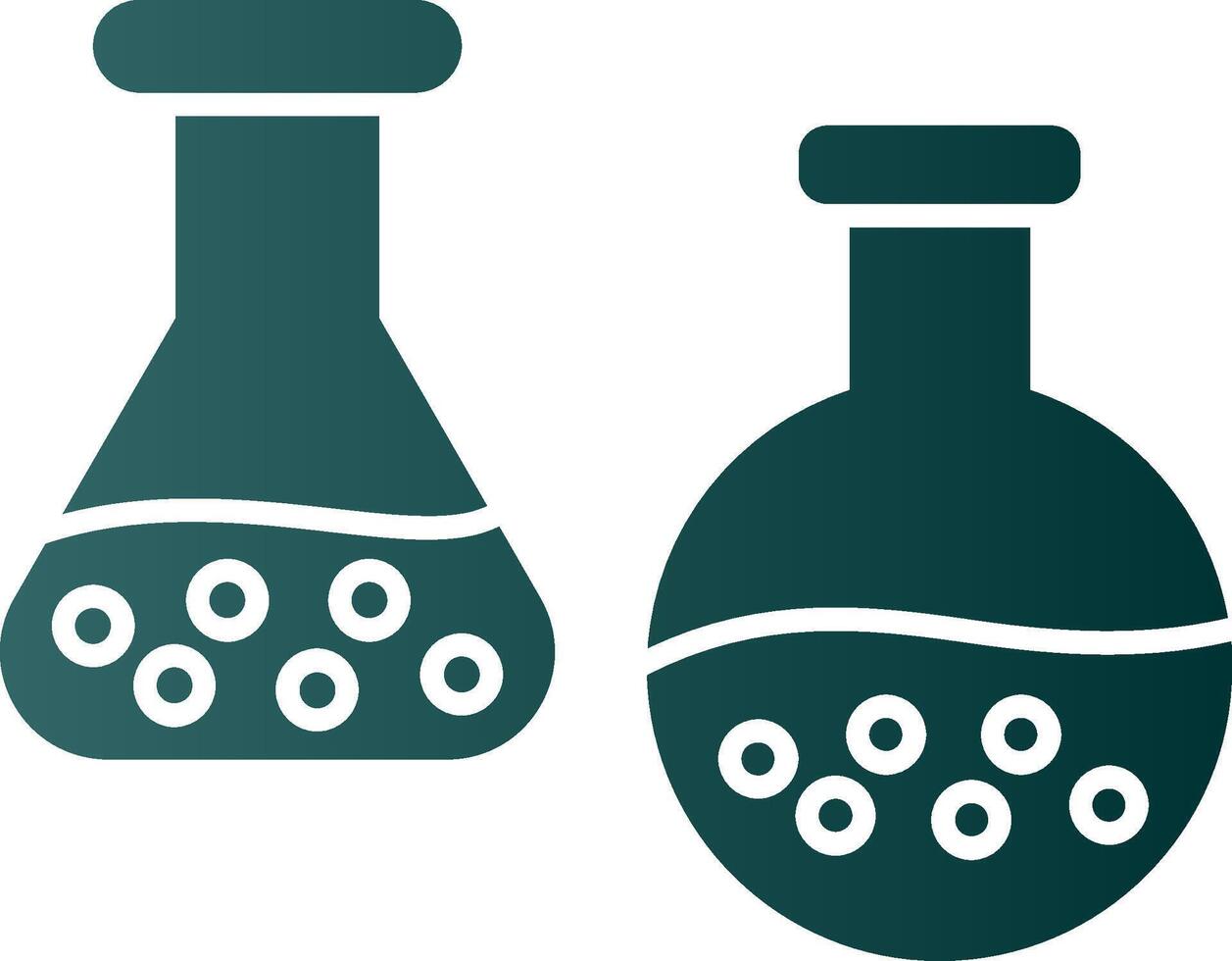 experimente o ícone de gradiente de glifo vetor