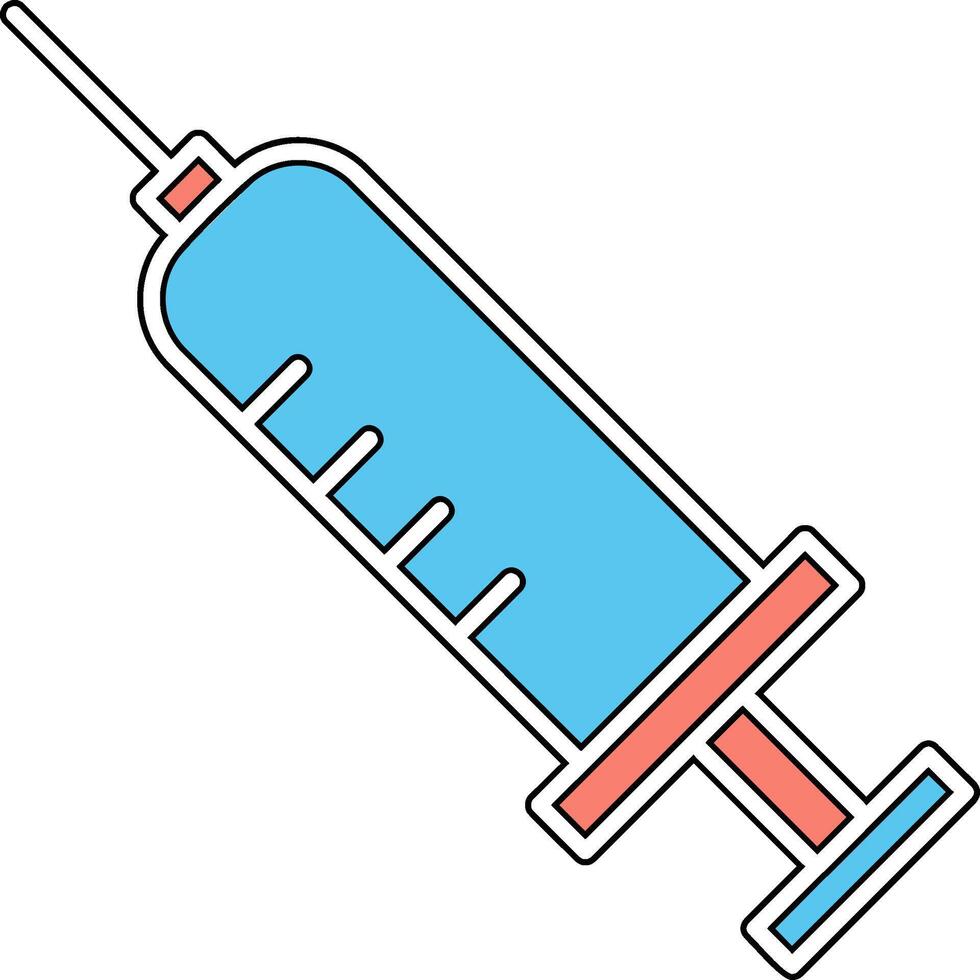 ícone de vetor de seringa