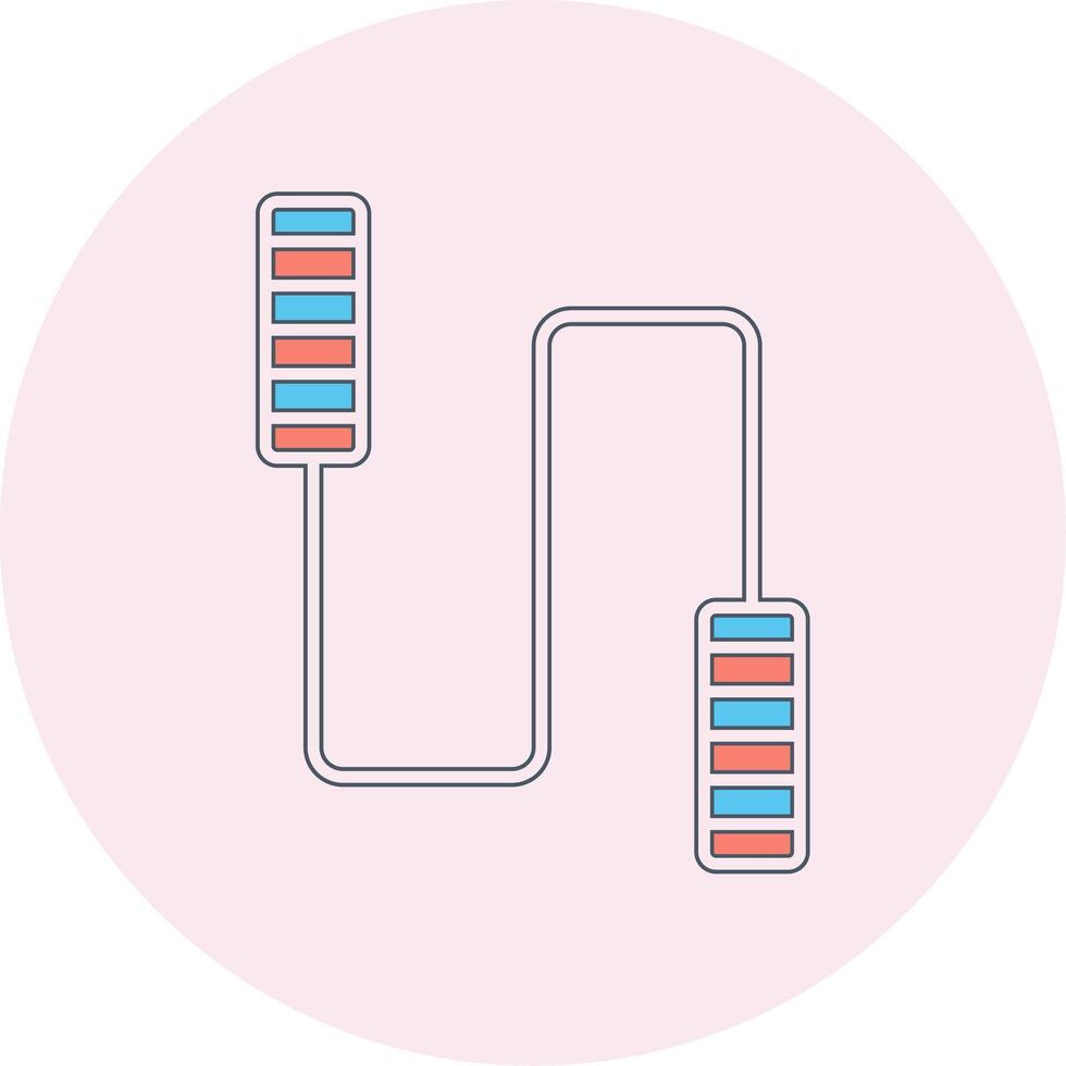 ícone de vetor de pular corda