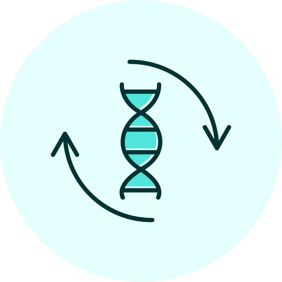 ícone de vetor de DNA