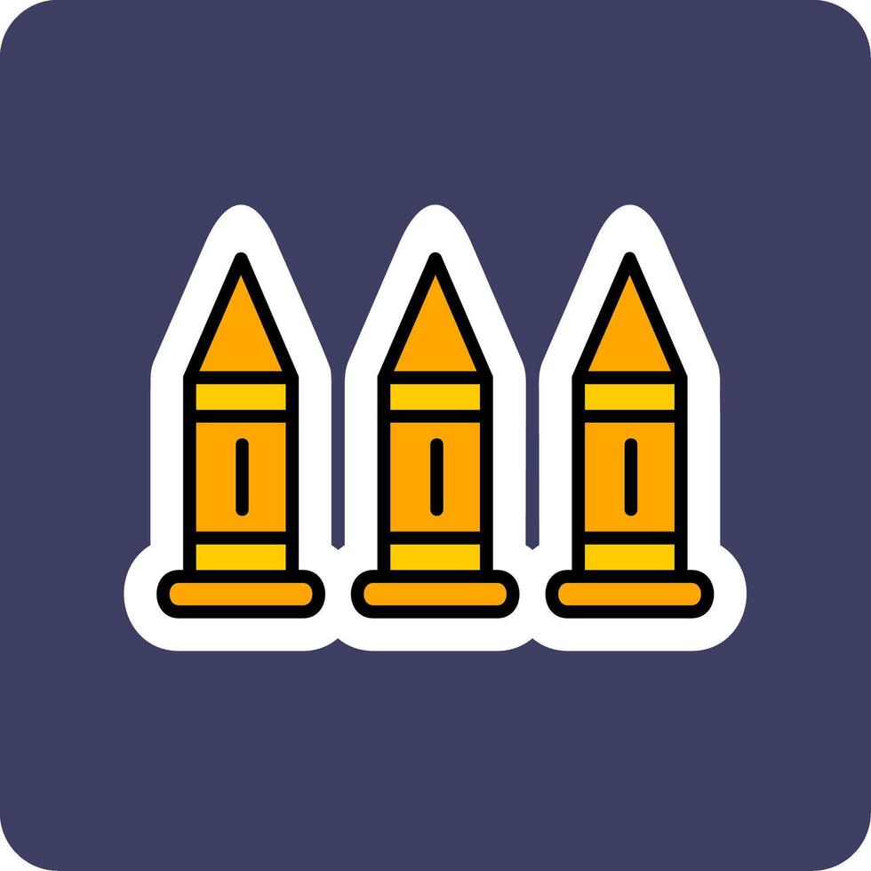 ícone de vetor de munição