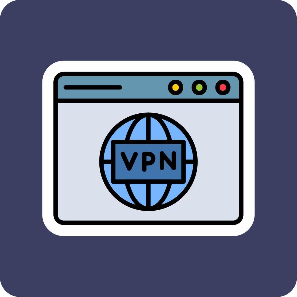 ícone de vetor vpn