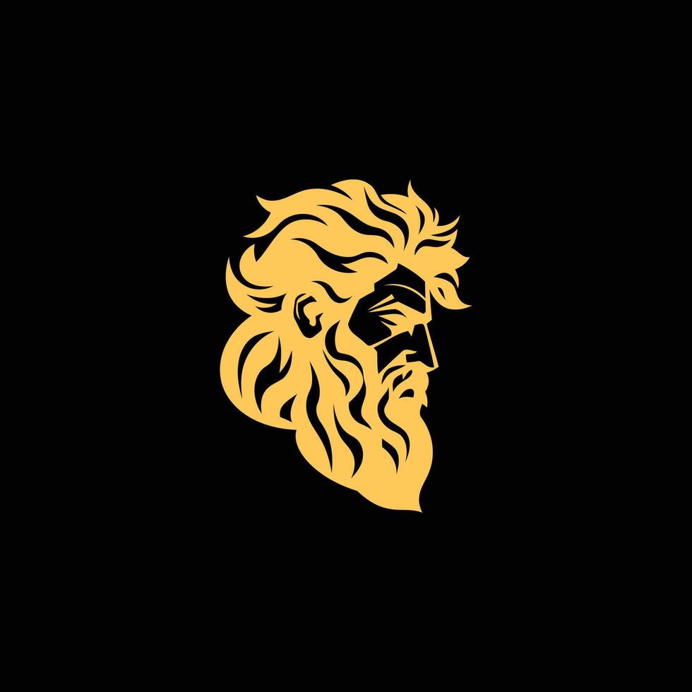 ai gerado Zeus logotipo Projeto vetor ilustração