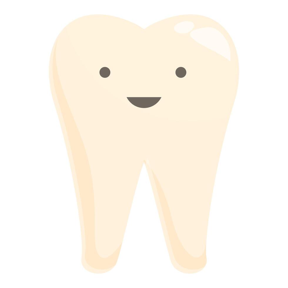 saudável dente Cuidado ícone desenho animado vetor. sorrir Diversão oral vetor