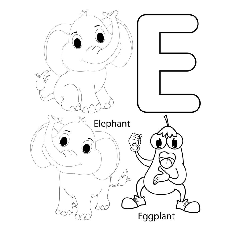 páginas para colorir para crianças vetor